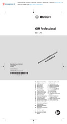 Bosch GIM 60 Professional Notice Originale