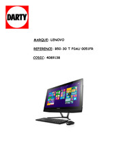 Lenovo B50 Guide D'utilisation