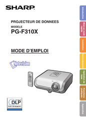 Sharp Notevision PG-F310X Mode D'emploi