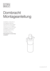 Dornbracht 83 435 970 FF Instructions De Montage