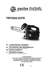 Elem Garden Technic TRT2525-2CFR Traduction Des Instructions Originales