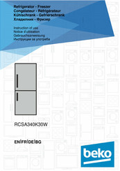 Beko RCSA340K30W Notice D'utilisation