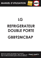 LG GBB92MCBAP Manuel Du Propriétaire