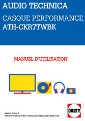 Audio-Technica ATH-CKR7TWBK Manuel De L'utilisateur