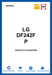 LG DF242F P Manuel Du Propriétaire