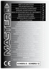 Master SOMBRA 8 Manuel D'utilisation Et De Maintenance