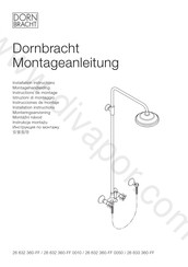 Dornbracht 26 632 360-FF Instructions De Montage