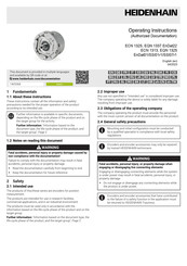 HEIDENHAIN ECN 1325 Instructions D'utilisation