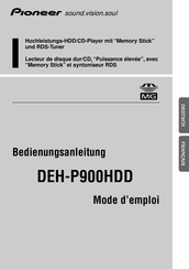 Pioneer DEH-P900HDD Mode D'emploi