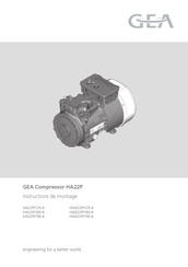 GEA HAX22P/125-4 Instructions De Montage