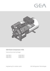 GEA Bock HAX6/1410-4 Instructions De Montage