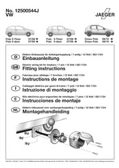 Jaeger 12500544J Instructions De Montage