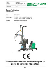 Migatronic Automation UR5/Omega2 CoWelder 300 Guide D'utilisation