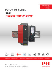 PR electronics 4114V10 Manuel De Produit
