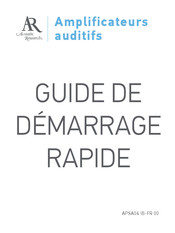 Acoustic Research APSA04 Guide De Démarrage Rapide