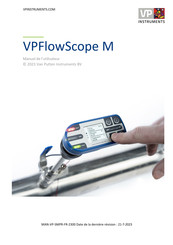 VP instruments VPFlowScope M Manuel De L'utilisateur