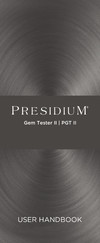 PRESIDIUM Gem Tester II Mode D'emploi