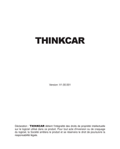 Thinkcar THINKTOOL Reader HD Mode D'emploi