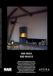 attika 600 MAX/E Manuel D'installation