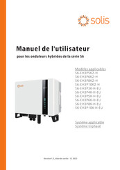 SOLIS S6-EH3P10K-H-EU Manuel De L'utilisateur