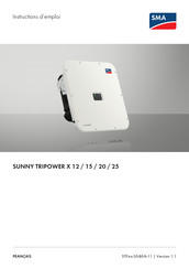 Sma SUNNY TRIPOWER X 12 Mode D'emploi