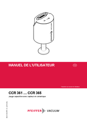 Pfeiffer Vacuum PT R27 601 Manuel De L'utilisateur