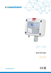 sauermann CP 116 Guide De Démarrage Rapide