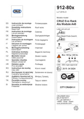 CRUZ Evo Rack Alu Module A45 912-80 Serie Instructions De Montage