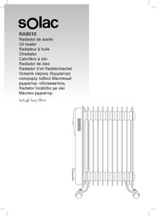 SOLAC RA8010 Mode D'emploi