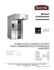 baxter OV500E1 Manuel D'utilisation