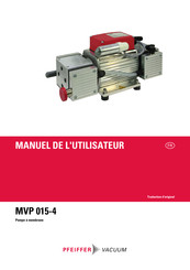 Pfeiffer Vacuum MVP 015-4 Manuel De L'utilisateur