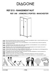 Diagone MANCHESTER 048 Mode D'emploi