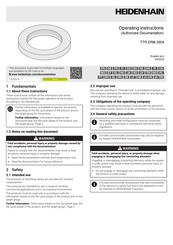HEIDENHAIN TTR ERM 2904 Instructions D'utilisation