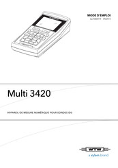 Xylem WTW Multi 3420 Mode D'emploi