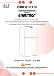 Merax BCD-86A Manuel D'utilisation