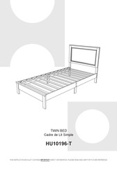 Costway HU10196-T Instructions De Montage