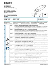 Siemens BD2C EI90 Serie Instructions De Montage