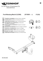 Steinhof F-318 Notice De Montage Et D'utilisation