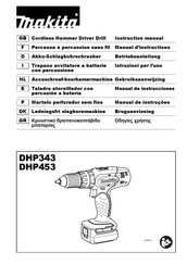 Makita DHP453RYJ Manuel D'instructions