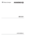 ROSIERES RSI 580 Mode D'emploi