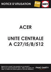 Acer A C27 Manuel D'utilisation