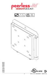 peerless-AV SMARTMOUNT SF630 Mode D'emploi