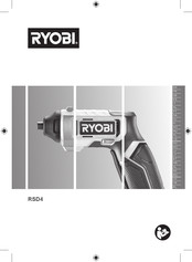 Ryobi RSD4 Mode D'emploi