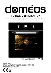 DOMEOS FP11FB Notice D'utilisation