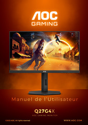 AOC GAMING Q27G4X Manuel De L'utilisateur