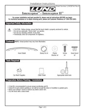 LUND Interceptor Instructions D'installation