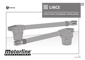 Motorline professional LINCE Notice Pour L'utilisateur