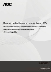 AOC M2470SWDA2 Manuel De L'utilisateur