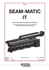 Lincoln Electric SEAM-MATIC IT Notice D'instructions