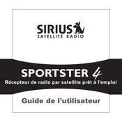 Sirius Satellite Radio SPORTSTER 4 Guide De L'utilisateur